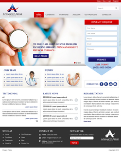 Portfolio of Flat Website Design