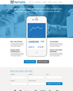 Portfolio of Flat Website Design