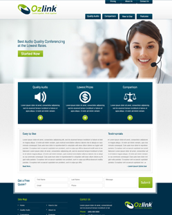 Portfolio of Flat Website Design
