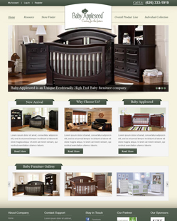 Portfolio of Flat Website Design