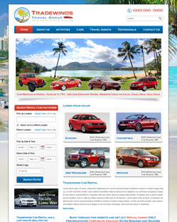 Portfolio of Flat Website Design