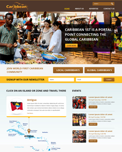 Portfolio of Flat Website Design