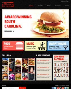 Portfolio of Flat Website Design
