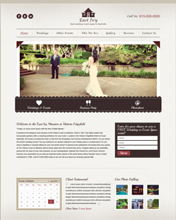 Portfolio of Flat Website Design
