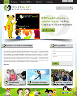 Portfolio of Flat Website Design