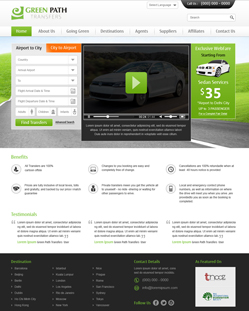 Portfolio of Flat Website Design