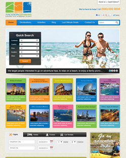 Portfolio of Flat Website Design