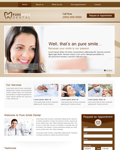 Portfolio of Flat Website Design